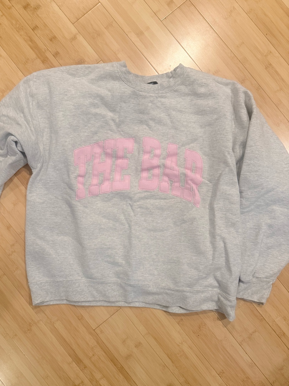The Bar - varsity crewneck sweatshirt - XL